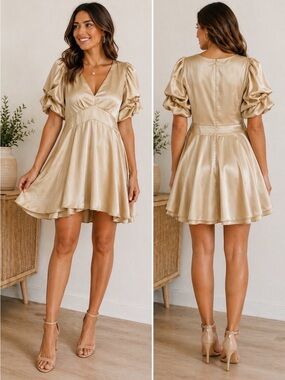 New with tags 1.STATE satin mini dress in size XL.